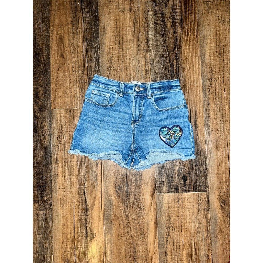 Oshkosh Denim Heart Distressed Shorts